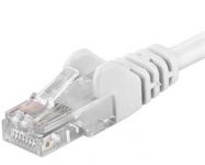 Zvětšit fotografii - PremiumCord Patch kabel UTP RJ45-RJ45 CAT6 10m bílá