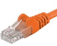 Zvětšit fotografii - PremiumCord Patch kabel UTP RJ45-RJ45 level 5e 0.5m oranžová