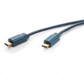 Zvětšit fotografii - ClickTronic HQ OFC Kabel USB-C/male - USB-C/male, modrý, 1m