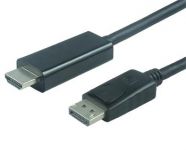PremiumCord DisplayPort 1.2 na HDMI 2.0  kabel pro rozlišení 4Kx2K@60Hz, 2m