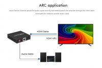 PremiumCord 4K@60Hz Audio Extractor ARC,HDR,výstupy: stereo jack, SPDIF, RCA