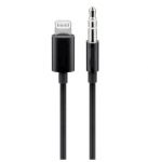 Zvětšit fotografii - PremiumCord Apple Lightning audio redukční kabel na 3.5 mm stereo jack, 1 m, černý