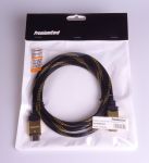 PremiumCord HDMI 2.0b High Speed + Ethernet kabel HQ, zlacené konektory, 1,5m