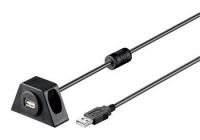 Zvětšit fotografii - PremiumCord USB 2.0 prodlužovací kabel 1,2m MF s konektorem na přišroubování