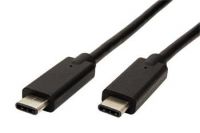 PremiumCord USB-C kabel ( USB 3.2 generation 2x2, 3A, 20Gbit/s ) černý, 1m