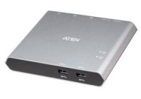 Zvětšit fotografii - ATEN 2-Port USB-C Gen 1 Dock Switch with Power Pass-through