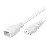 Zvětšit fotografii - PremiumCord Prodlužovací kabel síť 230V, C13-C14, bílý 3m