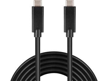 PremiumCord USB-C kabel ( USB 3.2 generation 2x2, 3A, 20Gbit/s ) černý, 2m