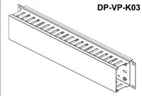 Conteg Dp-Vp-K03-H, 2U vázací panel, 19"