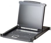 Zvětšit fotografii - ATEN Console, 17" LCD,  rack 19", klávesnice, touchpad