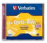 DVD+RW 4x Verbatim AZO 4.7GB 1ks