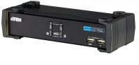 ATEN 2-port DVI KVMP USB, usb hub, audio, 1.2m kabely