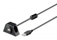 Zvětšit fotografii - PremiumCord USB 2.0 prodlužovací kabel 3m MF s konektorem na přišroubování