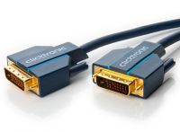 ClickTronic HQ OFC kabel DVI-D(24+1) male &lt;&gt; DVI-D(24+1) male, Dual Link, 5m