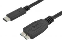 Zvětšit fotografii - PremiumCord Kabel USB 3.2 konektor C/male - USB 3.0 konektor Micro-B/male, 0,6m