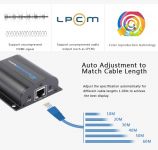 PremiumCord HDMI extender na 50m přes jeden kabel Cat6/6a/7, lokální HDMI výstup