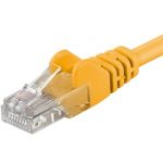 Premiumcord Patch kabel CAT6a S-FTP, RJ45-RJ45, AWG 26/7 2m žlutá