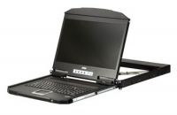 ATEN ultra short console, 18.5&quot; LED LCD,  rack 19&quot;, klávesnice, touchpad, HDMI/USB