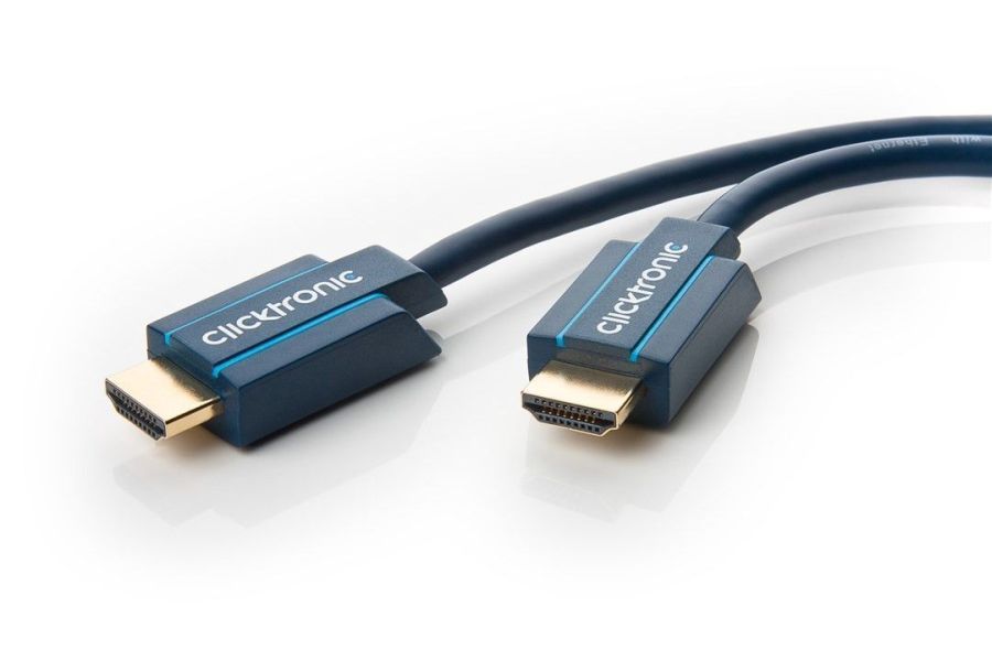 ClickTronic Ultra High Speed HDMI kabel, rozlišení 8K@60Hz, zlacené konektory, 1m