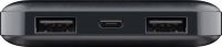 goobay slim USB powerbanka s integrovanou Li-Pol baterií 10000mAh, 2.1 A