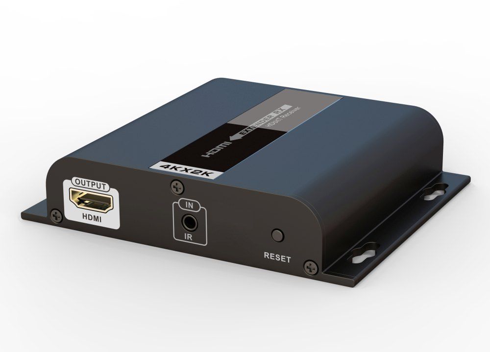 PremiumCord 4K HDMI extender na 120m přes LAN, over IP, HDBitT