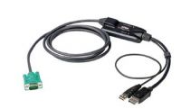 Zvětšit fotografii - ATEN DisplayPort kabelový převodník pro KVM USB, 1.8m