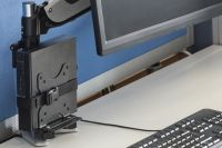 Multifunkční držák stolního počítače pro stolní svorky nebo na držák, VESA 75x75, 100x100 mm DIGITUS