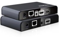 Zvětšit fotografii - PremiumCord HDMI extender na 120m přes LAN, over IP, HDBitT, lokální HDMI výstup
