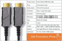 PremiumCord Ultra High Speed HDMI 2.1 optický fiber kabel 8K@60Hz,zlacené 15m