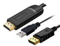 Zvětšit fotografii - PremiumCord  Kabel HDMI 2.0 na DisplayPort 1.2  pro rozlišení 4K@60Hz, 2m