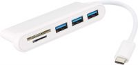 PremiumCord 5G SuperSpeed USB-C hub 3x USB3.0 + čtečka SD karet
