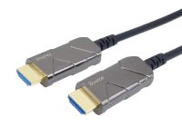 Zvětšit fotografii - PremiumCord Ultra High Speed HDMI 2.1 optický fiber kabel 8K@60Hz,zlacené 30m