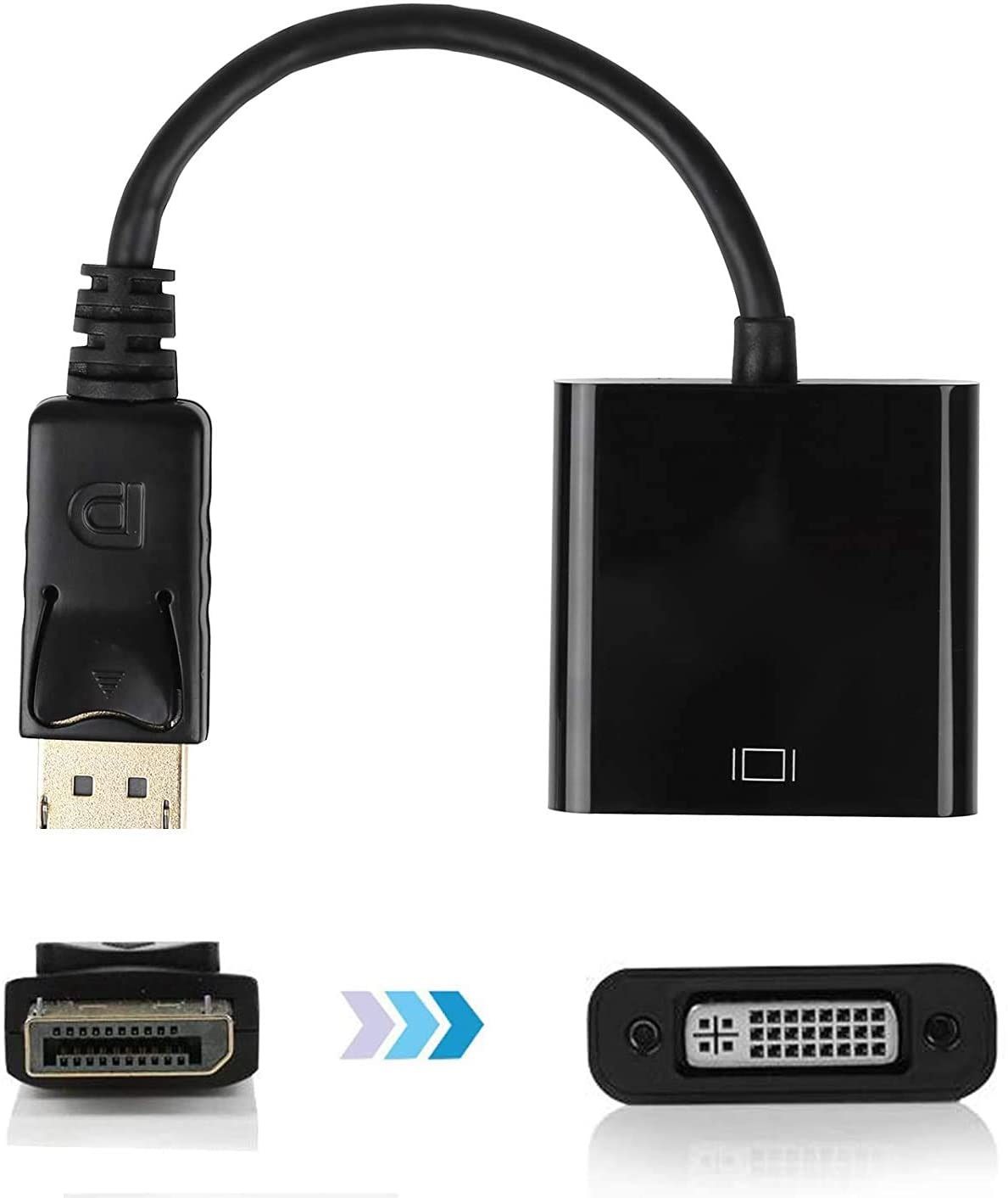 PremiumCord adaptér DisplayPort - DVI Male/Female 15cm