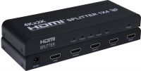 Zvětšit fotografii - PremiumCord HDMI splitter 1-4 porty, kovové pouzdro, 4K, FULL HD, 3D