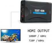 PremiumCord Převodník SCART na HDMI 1080P s napájecím zdrojem 230V