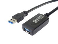 Zvětšit fotografii - PremiumCord USB 3.0 repeater a prodlužovací kabel A/M-A/F  5m