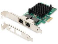 Zvětšit fotografii - DIGITUS Gigabit Ethernet PCI Express karta, 2-portová