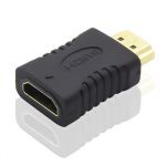 Zvětšit fotografii - PremiumCord Adaptér HDMI Female - HDMI Male, krátká, zlacené konektory