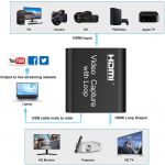 PremiumCord HDMI capture/grabber pro záznam Video/Audio signálu do počítače, HDMI výstup