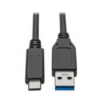 PremiumCord kabel USB-C - USB 3.0 A (USB 3.2 generation 2, 3A, 10Gbit/s)  15cm