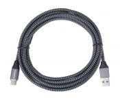 PremiumCord kabel USB-C - USB 3.0 A (USB 3.2 generation 1, 3A, 5Gbit/s) 0,5m oplet