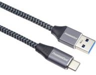 PremiumCord kabel USB-C - USB 3.0 A (USB 3.2 generation 1, 3A, 5Gbit/s)  2m oplet