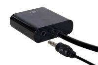 PremiumCord Převodník HDMI na VGA se zvukem 3,5mm stereo jack - černý