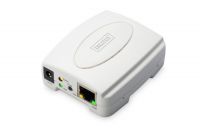 DIGITUS Ethernet print server, 1x USB 2.0 port, 1x LAN port