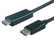PremiumCord DisplayPort na HDMI kabel 2m  M/M