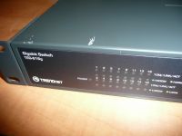 TRENDnet 16port Gigabit GREENnet Switch 10/100/1000 rack 19" - nekompletní