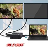 PremiumCord HDMI Switch 4K, FULL HD 1080p obousměrný 2-1 nebo 1-2