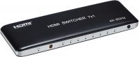PremiumCord 4K@60hz HDMI switch 7:1 plastový s dálkovým ovladačem