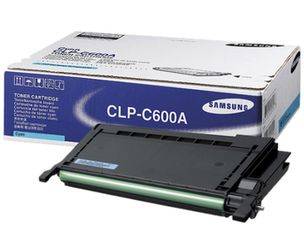 Originální toner Samsung CLP C600A, 4000 stran modrý